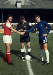 English League Division One match at Stamford Bridge Chelsea 3 v Arsenal 0