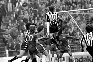 English League Division One match at Stamford Bridge Chelsea 3 v Newcastle United 2