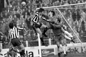 English League Division One match at Stamford Bridge Chelsea 3 v Newcastle United 2