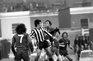 English League Division One match at Stamford Bridge Chelsea 3 v Newcastle United 2