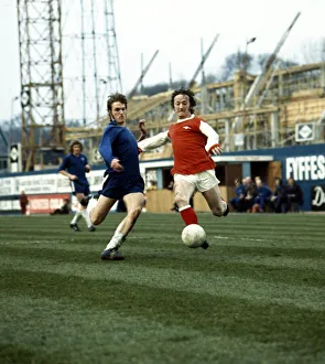 English League Division One match at Stamford Bridge Chelsea v Arsenal Gary