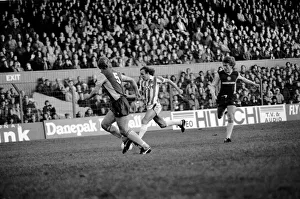English League Division One match. Stoke City 0 v Aston Villa 3