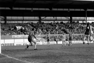 00210 Prints: English League Division One match. Stoke City 0 v Aston Villa 3