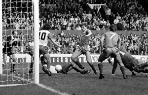 English League Division One match Stoke City 0 v Manchester United 1 Norman