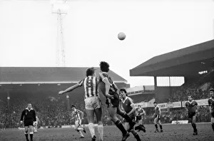 English League Division One match. Stoke City 0 v Manchester United 3