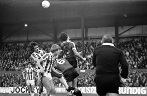 English League Division One match. Stoke City 0 v Manchester United 3