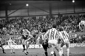 English League Division One match. Stoke City 0 v Manchester United 3