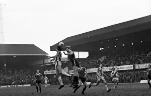 English League Division One match. Stoke City 0 v Manchester United 3