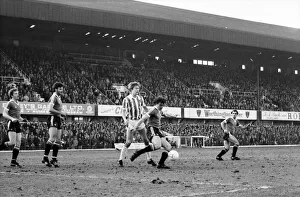 English League Division One match. Stoke City 0 v Manchester United 3