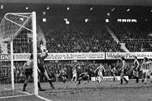 English League Division One match. Stoke City 0 v Manchester United 3