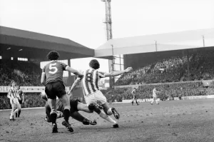 English League Division One match. Stoke City 0 v Manchester United 3