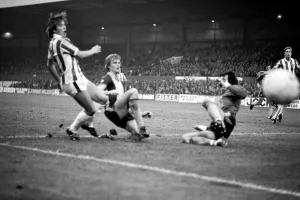 English League Division One match. Stoke City 0 v Southampton 2