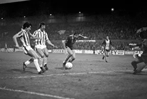 English League Division One match. Stoke City 0 v Southampton 2