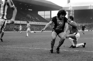English League Division One match. Stoke City 0 v Southampton 2