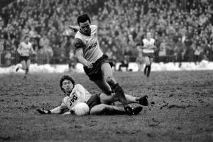 English League Division One match Stoke City 1 v Arsenal 0 January 1984
