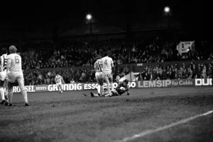 English League Division One match. Stoke City 1 v Leeds United 2