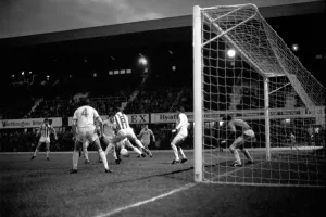 English League Division One match. Stoke City 1 v Leeds United 2
