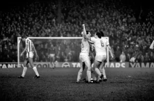 English League Division One match. Stoke City 1 v Leeds United 2