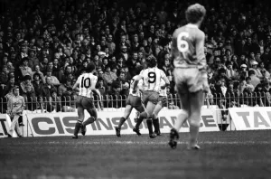 English League Division One match. Stoke City 1 v Liverpool 1. October 1982 MF09-05-107