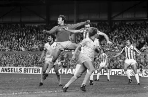 English League Division One match. Stoke City 1 v Liverpool 1