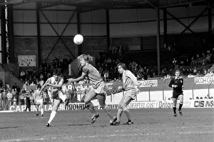 English League Division One match Stoke City 1 v Manchester City 0 April