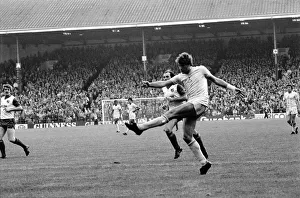 English League Division One match. Stoke City 1 v Tottenham Hotspur 1 November 1983