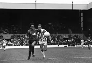 English League Division One match. Stoke City 2 v Arsenal 1 August 1982
