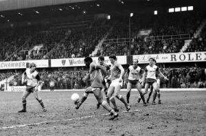 English League Division One match. Stoke City 2 v Birmingham City 1