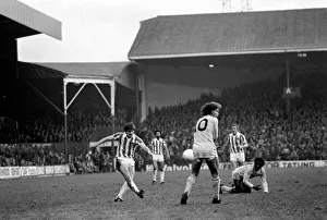English League Division One match. Stoke City 2 v Tottenham Hotspur 0