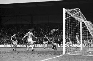 English League Division One match. Stoke City 2 v West Ham United 1