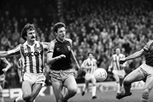 English League Division One match. Stoke City 2 v West Ham United 1