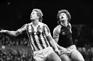 English League Division One match. Stoke City 2 v West Ham United 1