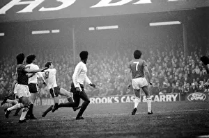 English League Division One match. Tottenham Hotspur 1 v West Bromwich Albion 2