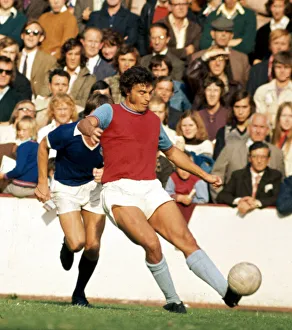 English League Division One match at Upton Park West Ham 1 v Leicester City 1