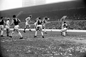 English League Division One match at Upton Park West Ham United 0 v Manchester