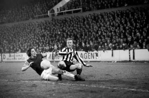 English League Division One match at Upton Park West Ham United 0 v Newcastle 1