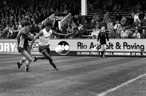 English League Division One match at Villa Park Aston Villa 1 v Stoke City 1