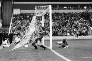 English League Division One match. West Bromich Albion 3 v Manchester United 1