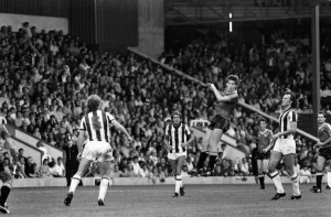 English League Division One match. West Bromich Albion 3 v Manchester United 1