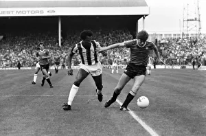 00258 Prints: English League Division One match. West Bromich Albion 3 v Manchester United 1