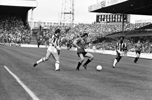 English League Division One match. West Bromich Albion 3 v Manchester United 1