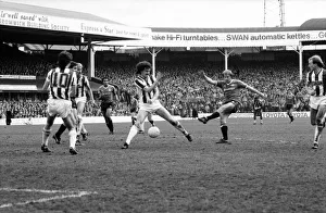 English League Division One match. West Bromwich Albion 2 v Manchester United 0