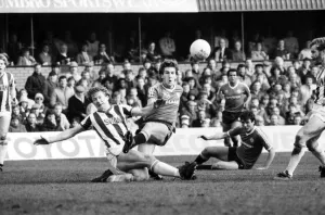 English League Division One match. West Bromwich Albion 2 v Manchester United 0
