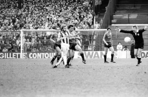 English League Division One match. West Bromwich Albion 2 v Manchester United 0