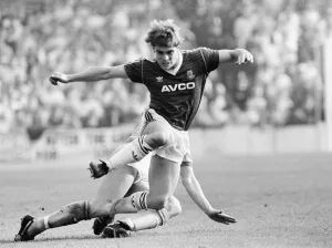 English League Division One match. West Ham United 4 v Nottingham Forest 2