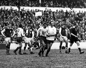 English League Division One match at White Hart Lane. Tottenham Hotspur 1 v Northampton 1