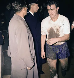 English League Division One match at White Hart Lane. Tottenham Hotspur 5 v Fulham