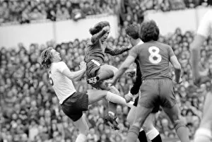 Images Dated 19th April 1975: English League Division One match at White Hart Lane. Tottenham Hotspur 2 v Chelsea 0