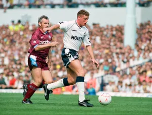 Dribbling Prints: English League Division One match at White Hart Lane Tottenham Hostpur 3 v
