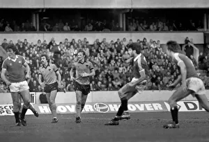 English League Division One match. Wolverhampton Wanderers 0 v Manchester United 1